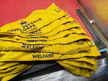 Load image into Gallery viewer, Original Group of British Army Civil Defence Corps Welfare Armbands - The Militaria Shop