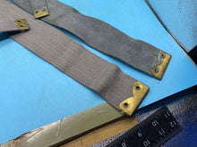Load image into Gallery viewer, Original Pair of WW2 British Royal Air Force 37 Pattern RAF Blue Canvas L-Straps - The Militaria Shop