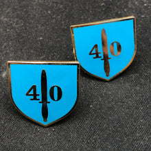 Charger l'image dans la galerie, British Army 40 Commando Royal Marines Cufflinks Set - The Militaria Shop