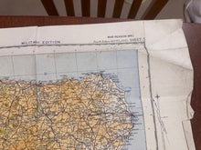 Load image into Gallery viewer, Original WW2 British Army RAF Navy Base Map of Scotland - The Eastern Highlands - The Militaria Shop