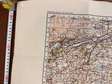 Lade das Bild in den Galerie-Viewer, Original WW2 British Army GSGS Map of Scotland - Falkirk & Motherwell - The Militaria Shop