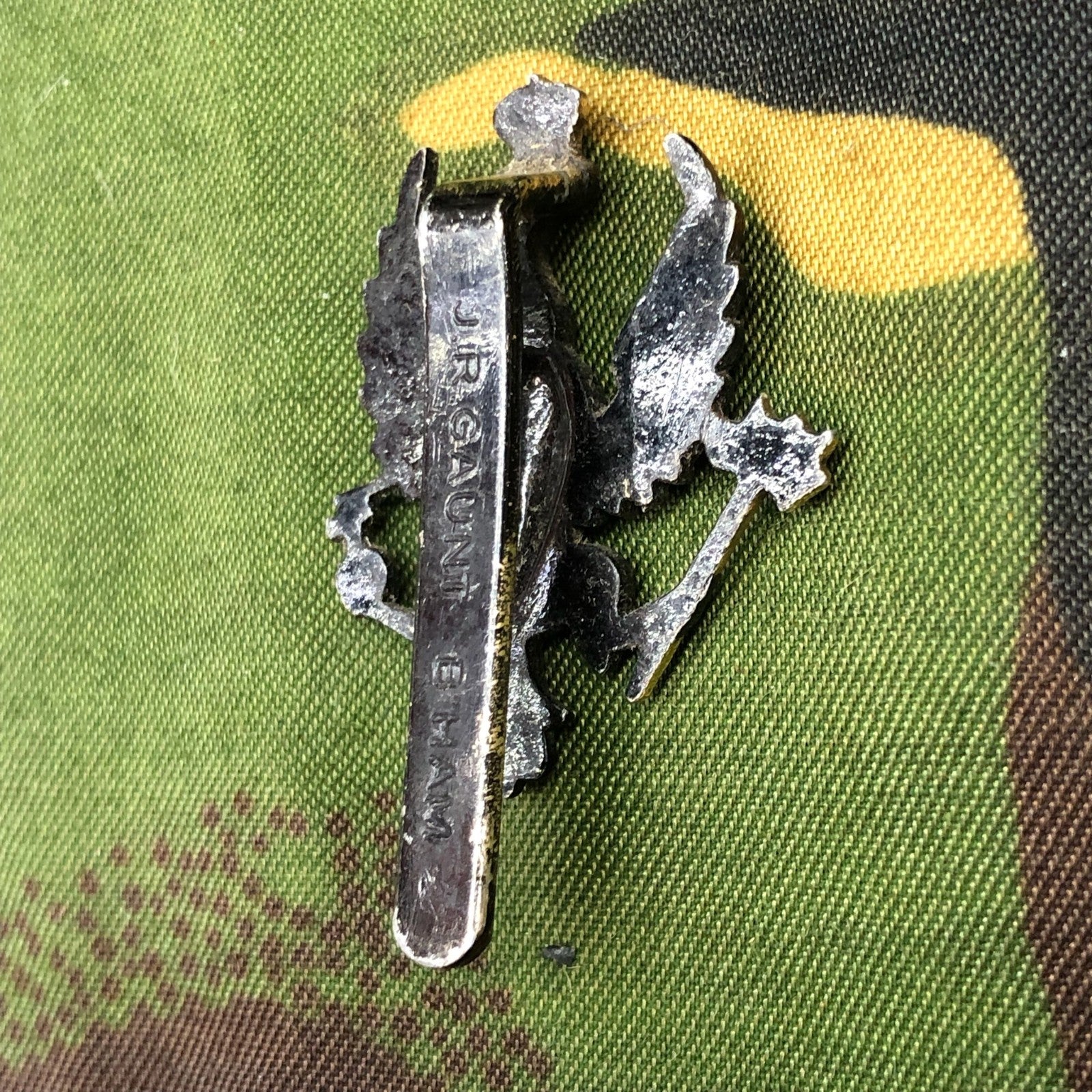 Genuine British Army Staybrite Cap Badge - 14th/20th King's Hussars - The Militaria Shop