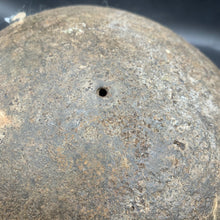 Charger l'image dans la galerie, Original British/Canadian Army WW2 Mk3 Turtle High Rivet Combat Steel Helmet - The Militaria Shop