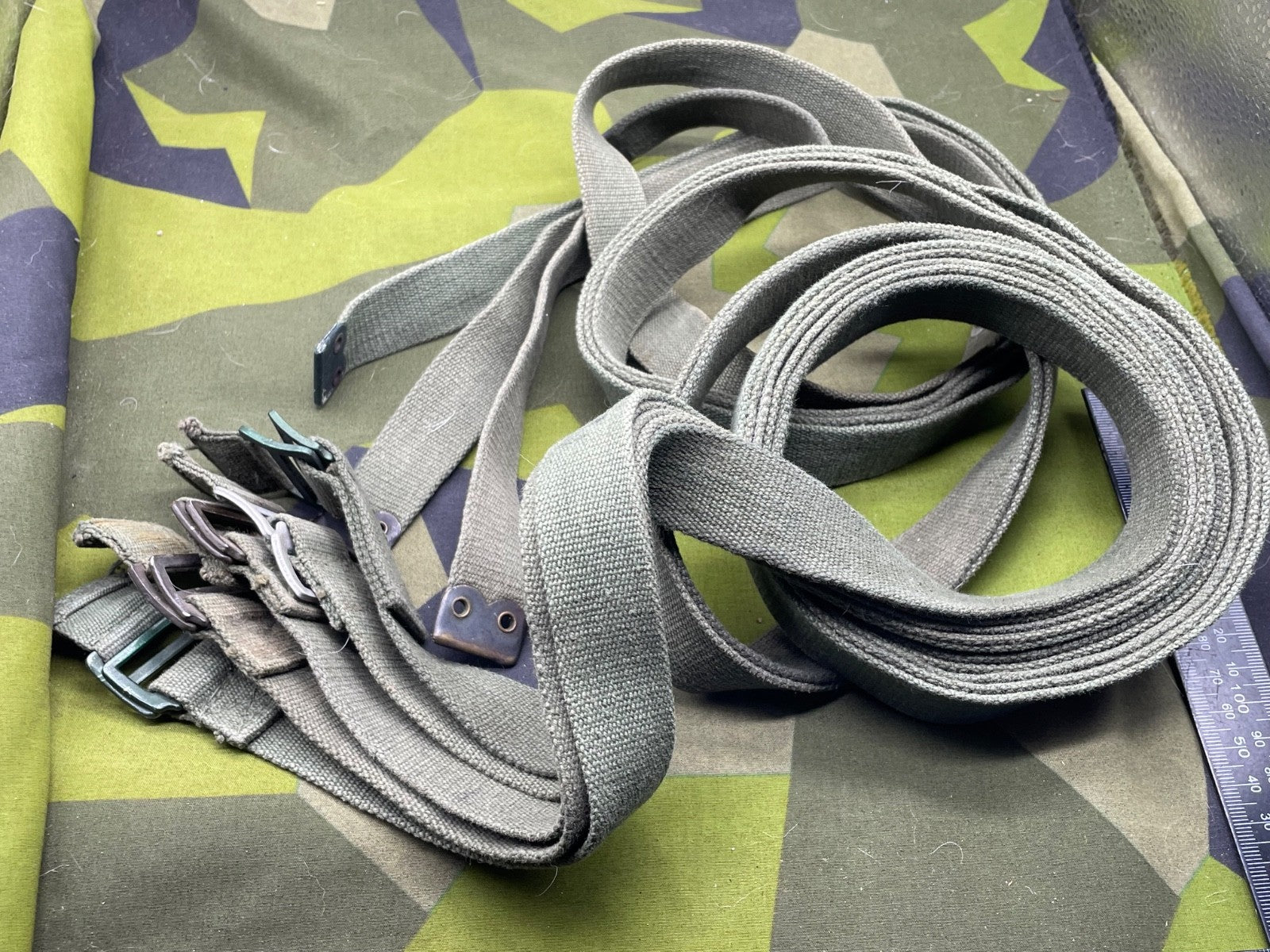 Original WW2 British Army 1944 Pattern Equipment Straps - The Militaria Shop