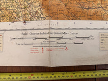 Load image into Gallery viewer, Original WW2 British Army RAF Navy Base Map of England - The Border of Scotland - The Militaria Shop