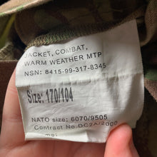 Load image into Gallery viewer, Genuine British Army MTP Camo Warm Weather Combat Jacket - 170/104 - The Militaria Shop