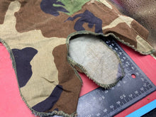 Load image into Gallery viewer, Original US Army M1 Camo Helmet Cover - Vietnam Found - Combat Worn - The Militaria Shop