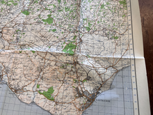 Load image into Gallery viewer, Original WW2 British Army GSGS OS Map of England & Wales - Brighton & Eastbourne - The Militaria Shop