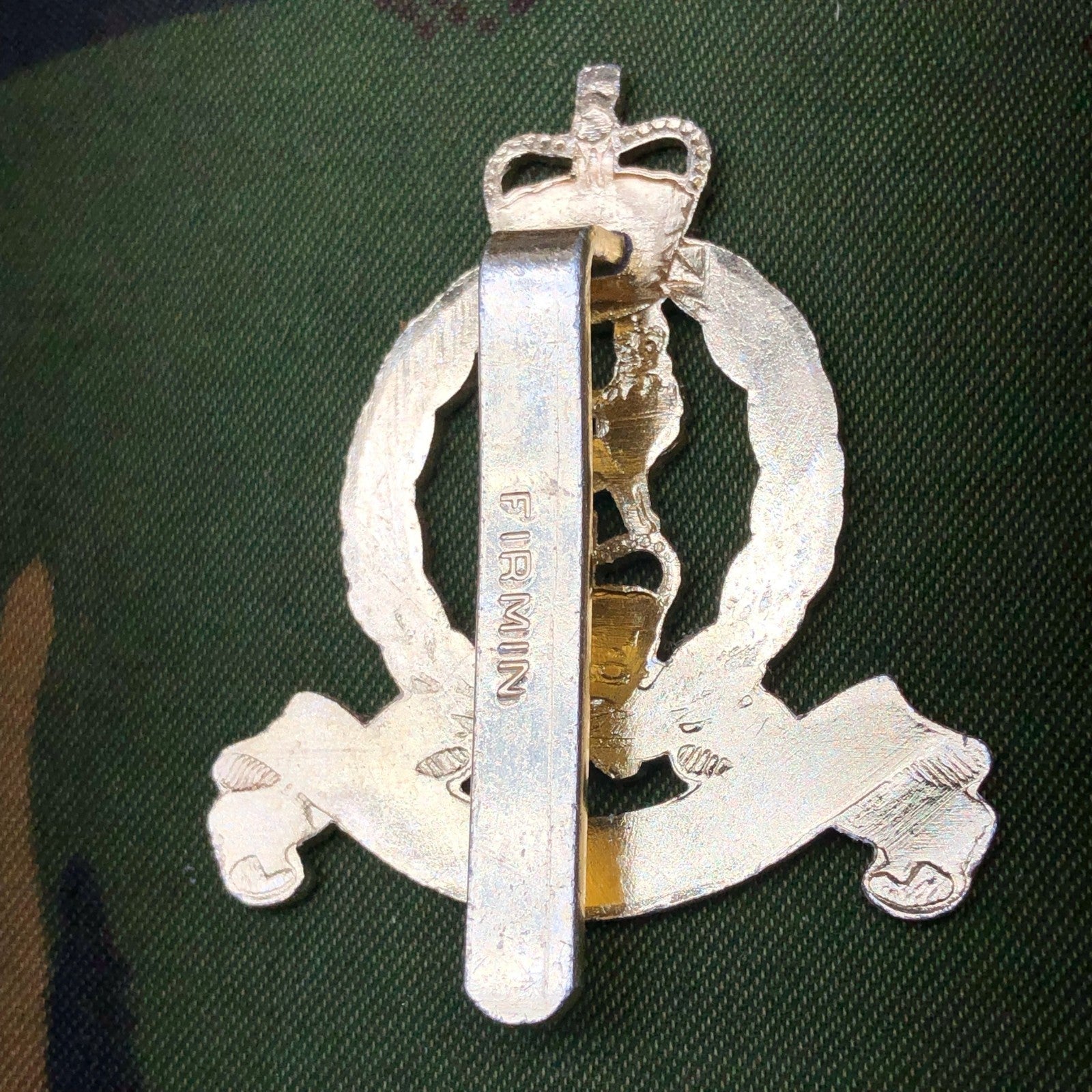 Original British Staybrite Army Cap Badge - Adjutant General's Corps - The Militaria Shop