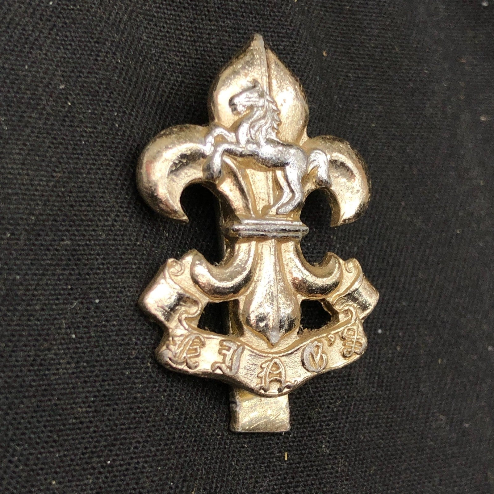 Genuine British Army Staybrite Cap Badge - The Kings Regiment - The Militaria Shop