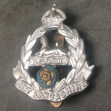 Load image into Gallery viewer, Original WW2 British Army Cap Badge - East Lancashire Regiment - The Militaria Shop