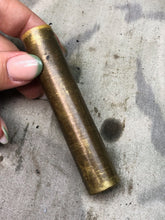 Load image into Gallery viewer, Original WW1 British Army SMLE Enfield Brass Oil Bottle - P-H Maker Marked - The Militaria Shop