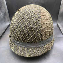 Load image into Gallery viewer, Genuine Dutch Army M53 Euroclone of WW2 US M1 Camouflaged Helmet & Liner Set - The Militaria Shop