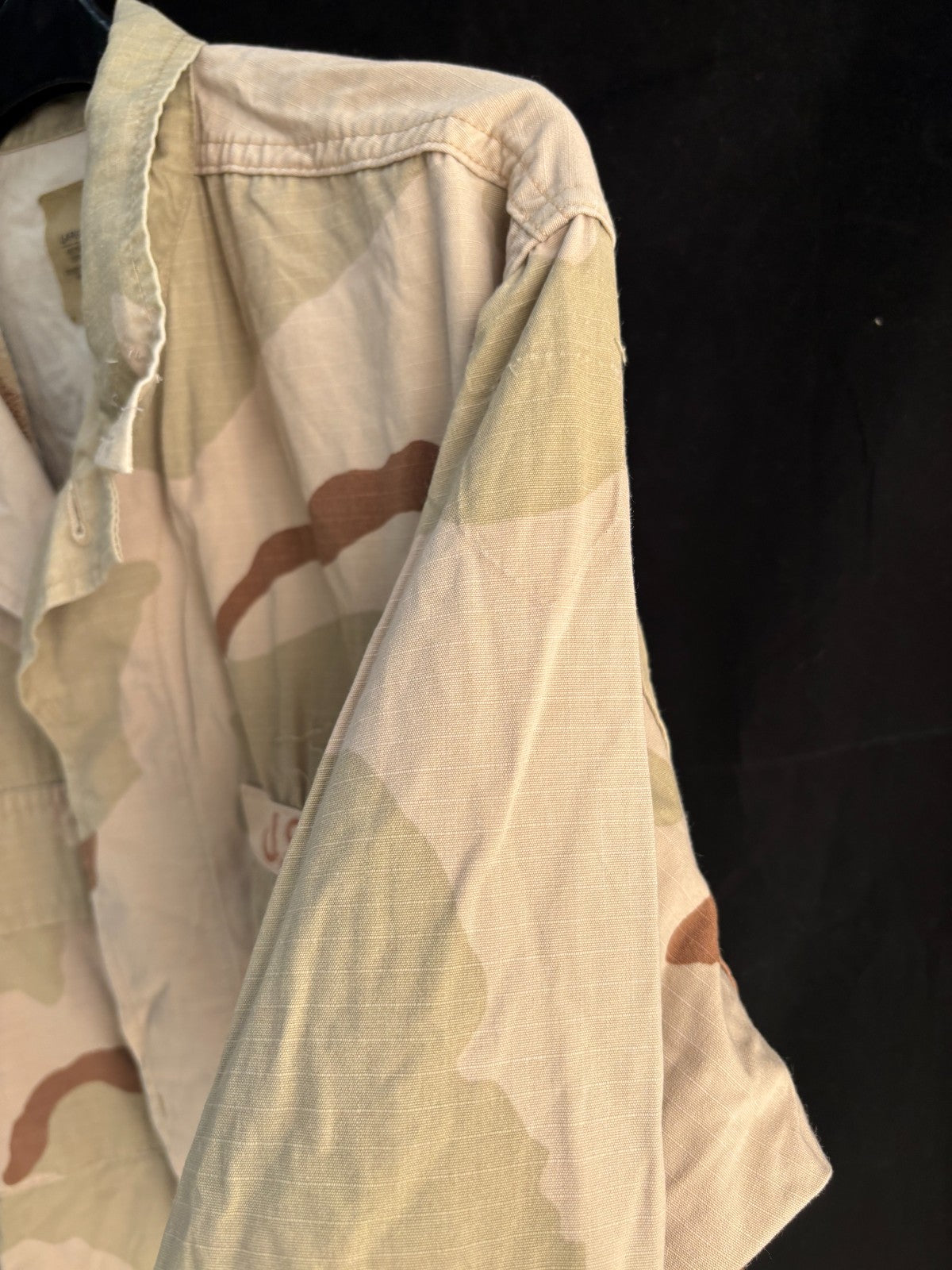 Gulf War US Army DCU Camouflaged Combat Field Coat/Jacket - Large/Long - The Militaria Shop