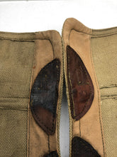 Load image into Gallery viewer, Original WW2 British Army 37 Pattern Despatch Riders High Sided Spats 1942 Dated - The Militaria Shop