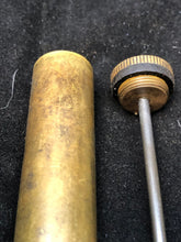Load image into Gallery viewer, Original WW1 British Army SMLE Enfield Brass Oil Bottle - J.J.B Maker Marked - The Militaria Shop