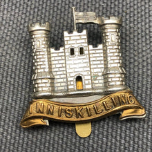 Load image into Gallery viewer, Original WW2 British Army Cap Badge - 6th Inniskilling Dragoons - The Militaria Shop