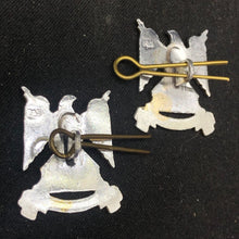 Load image into Gallery viewer, Original British Collar Badge Pair - Royal Scots Dragoon Guards - The Militaria Shop