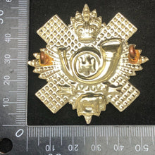 Load image into Gallery viewer, Original British Army Cap Badge - Highland Light Infantry - The Militaria Shop