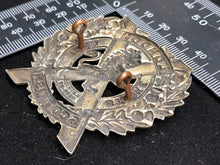 Load image into Gallery viewer, Original WW2 British Army London Scottish Regiment Cap Badge - The Militaria Shop