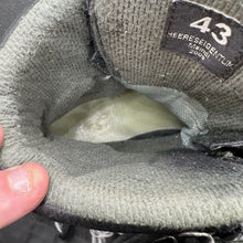 Load image into Gallery viewer, Austrian Army Black Leather Army Combat Boots - Size EU 43 - UK 9 - The Militaria Shop