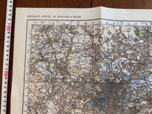 Charger l'image dans la galerie, Original WW2 British Army OS Map of Great Britain - Birmingham - The Militaria Shop