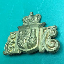 Load image into Gallery viewer, British Army Cap Badge - City of Edinburgh 1st Artillery Volunteers - The Militaria Shop