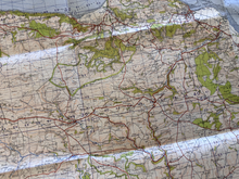 Load image into Gallery viewer, Original WW2 British Army GSGS OS Map of England & Wales - Exmoor - The Militaria Shop