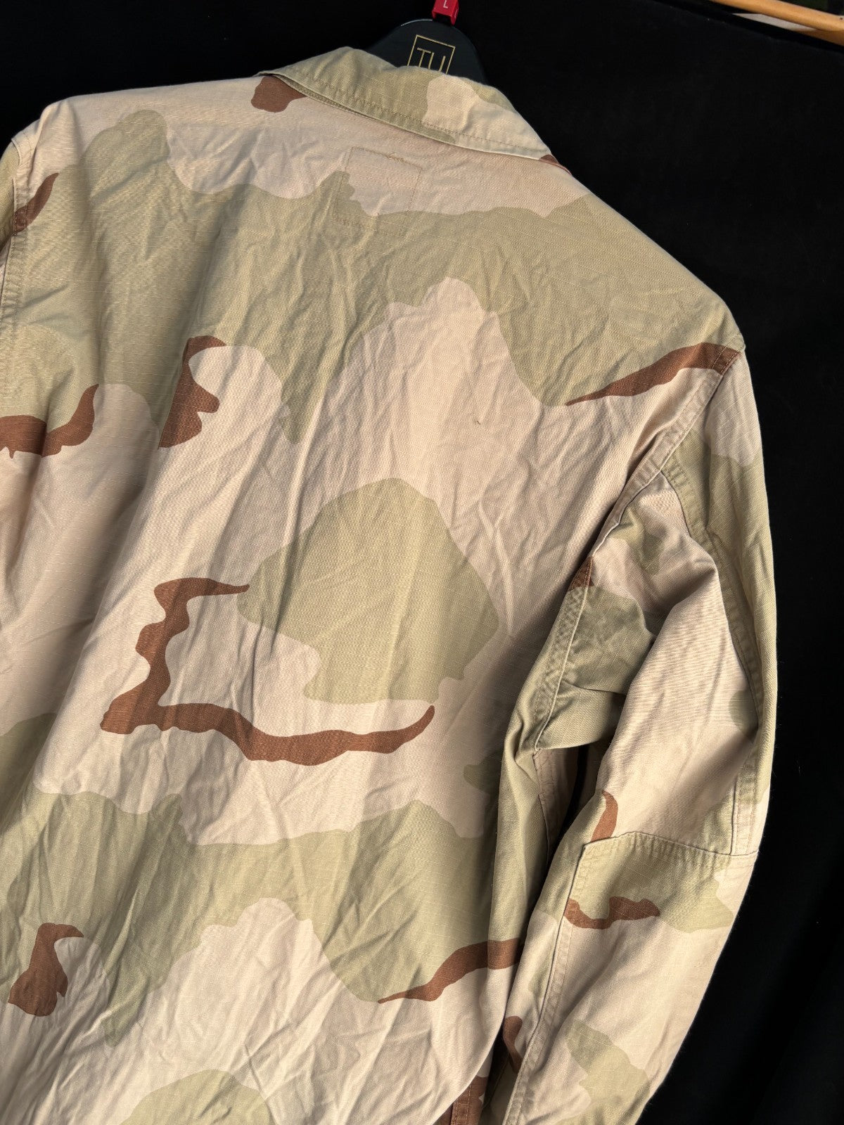 Gulf War US Army DCU Camouflaged Combat Field Coat/Jacket - Large/Long - The Militaria Shop