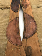 Load image into Gallery viewer, Original WW2 British Army 37 Pattern Despatch Riders High Sided Spats 1942 Dated - The Militaria Shop
