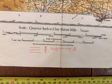 Load image into Gallery viewer, Original WW2 British Army RAF Navy Base Map of Scotland - The Eastern Highlands - The Militaria Shop