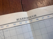 Load image into Gallery viewer, Original WW2 British Army GSGS OS Map of England & Wales - Scarborough - The Militaria Shop