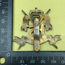 Load image into Gallery viewer, Original British Army Cap Badge - 16th The Queen's Lancers - The Militaria Shop