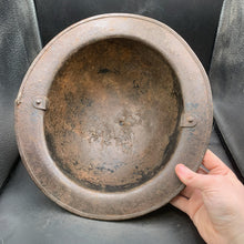 Load image into Gallery viewer, Original British Army WW2 Combat Steel Helmet - The Militaria Shop