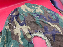 Load image into Gallery viewer, Original US Army M1 Camo Helmet Cover - Vietnam Found - Combat Worn - The Militaria Shop