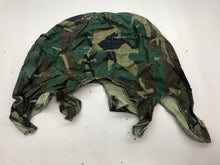 Load image into Gallery viewer, Original US Army Vietnam War Era M1 Camo Helmet Cover - Local Find - Combat Worn - The Militaria Shop