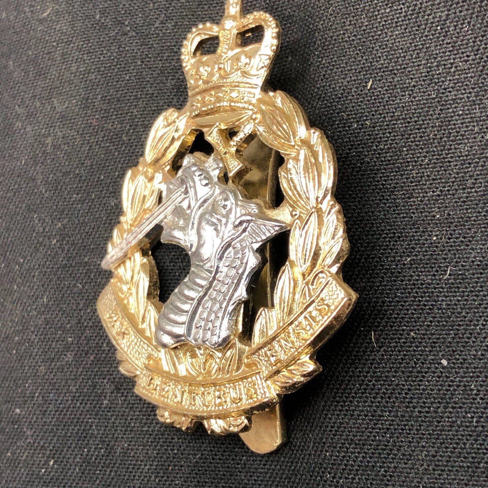 Genuine British Army Cap Badge - Royal Army Dental Corps - The Militaria Shop