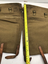 Load image into Gallery viewer, Original WW2 British Army 37 Pattern Despatch Riders High Sided Spats 1943 Dated - The Militaria Shop