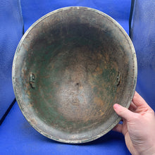 Charger l'image dans la galerie, Original WW2 Mk3 Canadian / British Army Turtle Helmet High Rivet - The Militaria Shop