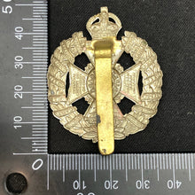 Load image into Gallery viewer, Original WW2 British Army Cap Badge - Rifle Brigade (The Prince Consort's Own) - The Militaria Shop