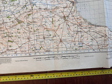 Load image into Gallery viewer, Original WW2 British Army GSGS OS Map of England & Wales - Scarborough - The Militaria Shop