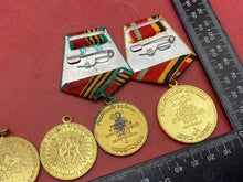 Load image into Gallery viewer, Interesting Group of Original Soviet Union Soldier's Awards - The Militaria Shop