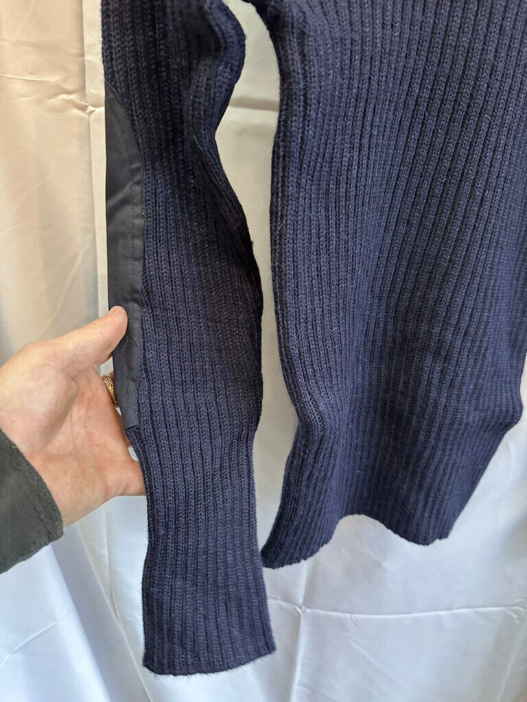 Genuine British Royal Navy Commando Heavy Pull Over Jumper - Size 94cm Chest - The Militaria Shop