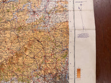 Load image into Gallery viewer, Original WW2 British Army RAF Navy Base Map of England - Midlands - Birmingham - The Militaria Shop