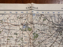 Load image into Gallery viewer, Original WW2 British Army GSGS OS Map of Great Britain - Carlisle - The Militaria Shop
