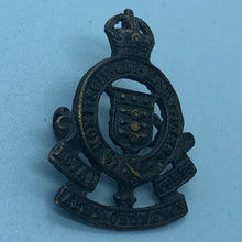 Load image into Gallery viewer, Original WW2 British Army Collar Badge - RAOC Ordnance Corps - Officers Bronze - The Militaria Shop