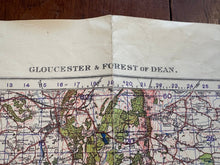 Load image into Gallery viewer, Original WW2 British Army OS Map of Great Britain - Gloucester & Forest of Dean - The Militaria Shop