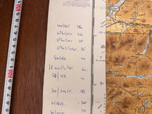 Load image into Gallery viewer, Original WW2 British Army RAF Navy Base Map of Scotland - The Eastern Highlands - The Militaria Shop
