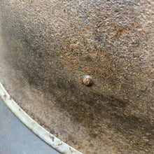 Charger l'image dans la galerie, Original British/Canadian Army WW2 Mk3 Turtle High Rivet Combat Steel Helmet - The Militaria Shop