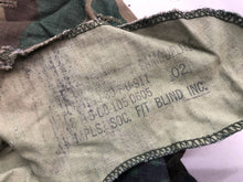 Load image into Gallery viewer, Original US Army Vietnam War Era M1 Camo Helmet Cover - Local Find - Combat Worn - The Militaria Shop